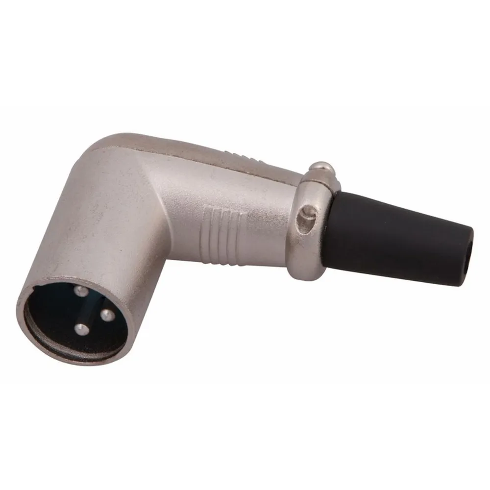 Разъем CANON штекер XLR на шнур угловой REXANT 14-0522