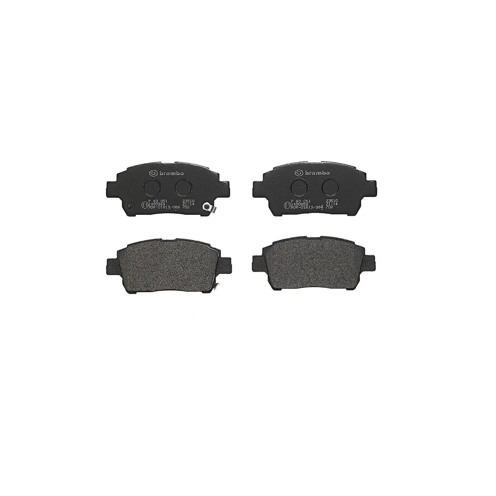 Колодки тормозные передние BREMBO P83051