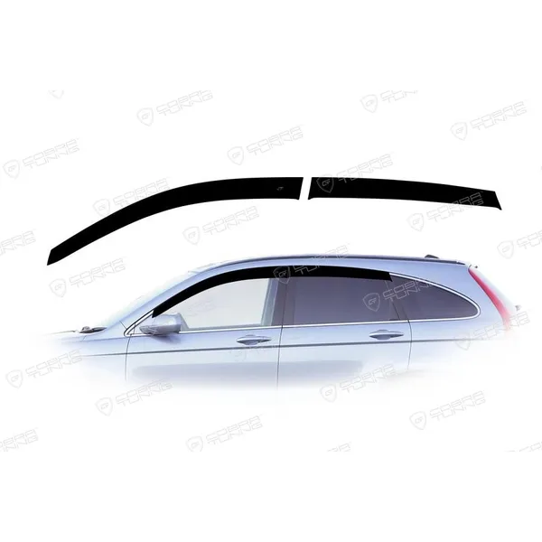 Дефлектора на окна Honda CR-V III 2007-2011EuroStandard деф.окон Cobra Tuning HE11207