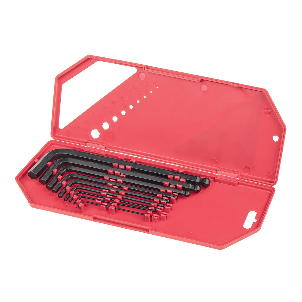 Набор имбусовых ключей HEX (шестигранников) с шаром 9пр металл S2 ARNEZI R1060043
