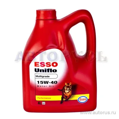 Масло моторное ESSO Uniflo 15W-40 минеральное 4 л 143034