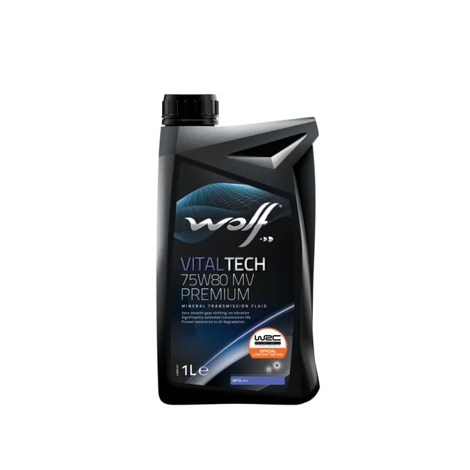 Масло трансмиссионное Wolf Oil VITALTECH 75W-80 полусинтетическое 1 л MV PREMIUM 1048400