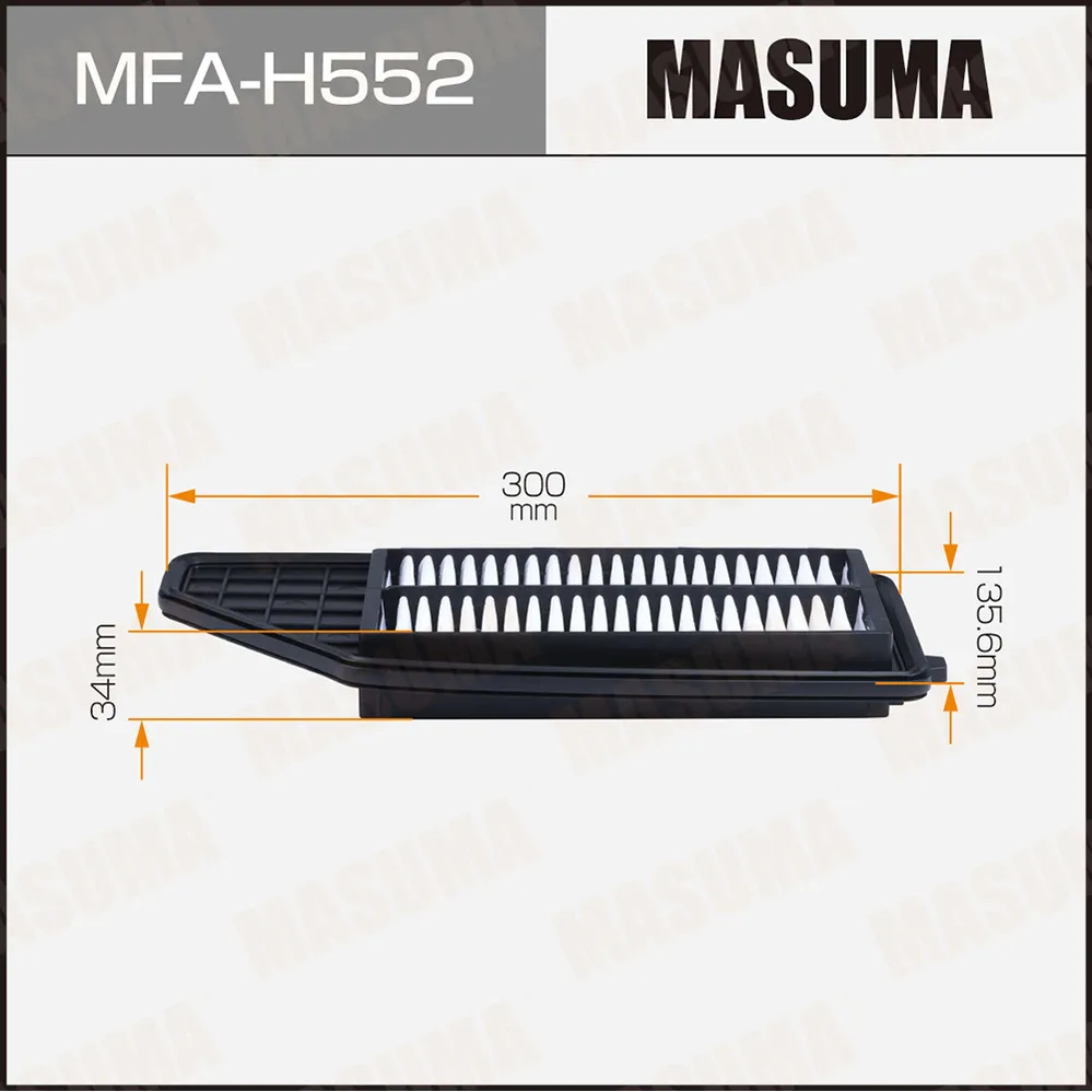 Фильтр воздушный MASUMA MFAH552
