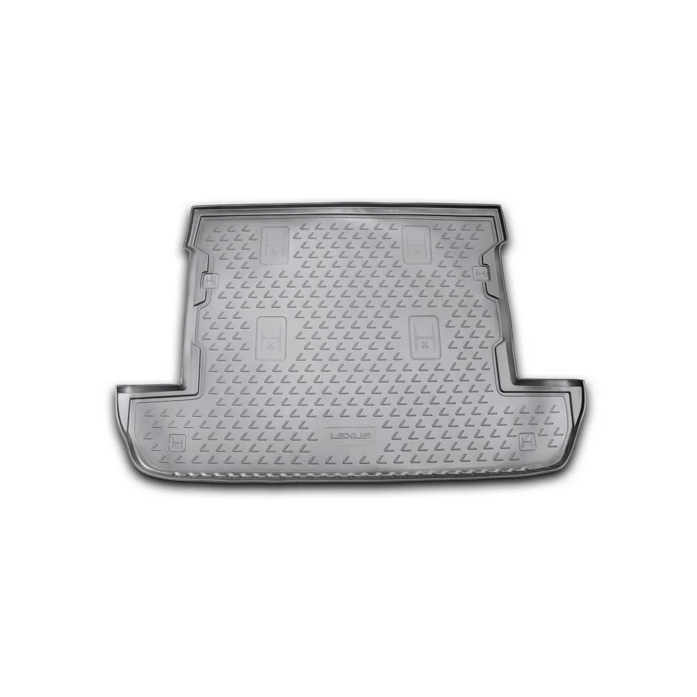 Коврик в багажник Lexus LX 570 III (J200) 2007-2022 короткая база полиуретан серый Element NLC.29.07.B12g