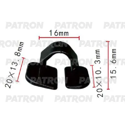 Клипса пластмассовая Audi,Seat,Skoda,Volkswagen применяемость: шумоизол PATRON P37-1986
