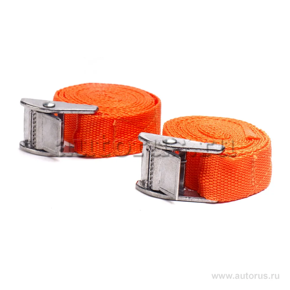 Стяжка груза 2,5 см x2,5 м с фиксатором 2шт KIOKI CF02
