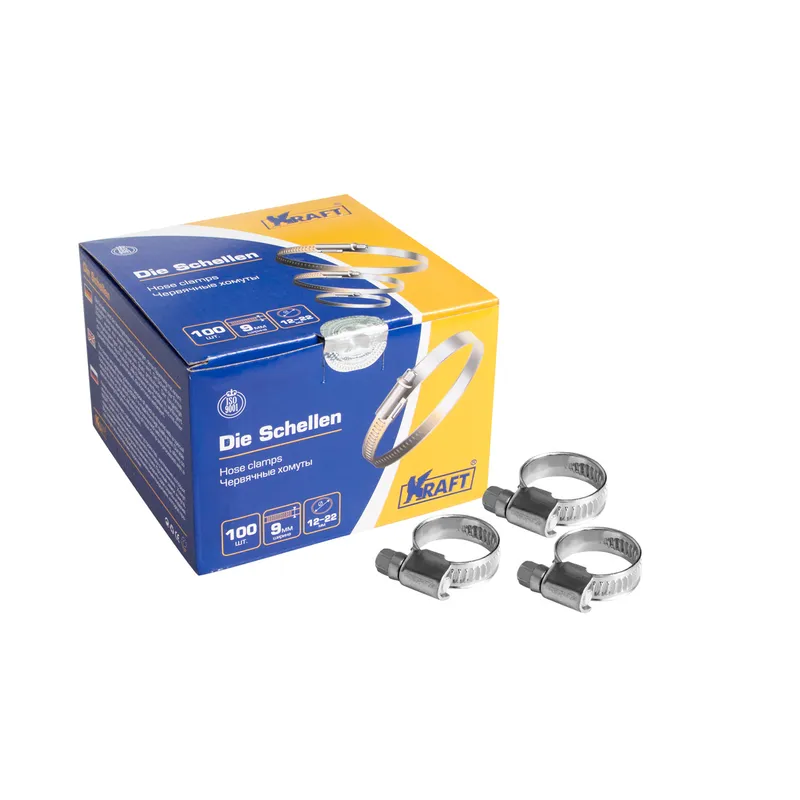 Хомут червячный 12-22 мм KRAFT KT880202