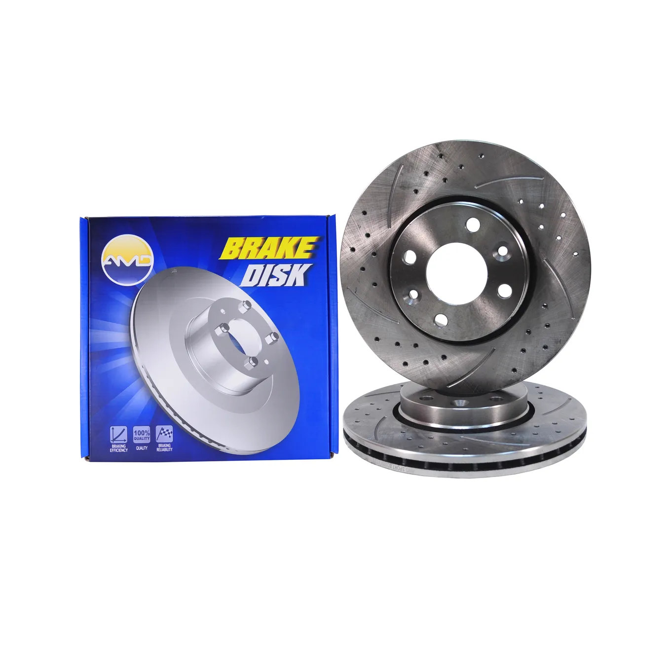 Диск тормозной передний с перфорацией 7701207795 AMD AMDSPORTBD5282