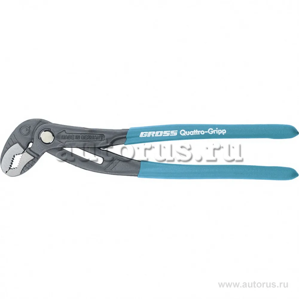 Клещи переставные Quattro-Gripp 260 мм, быстрозажимной механизм GROSS 15712