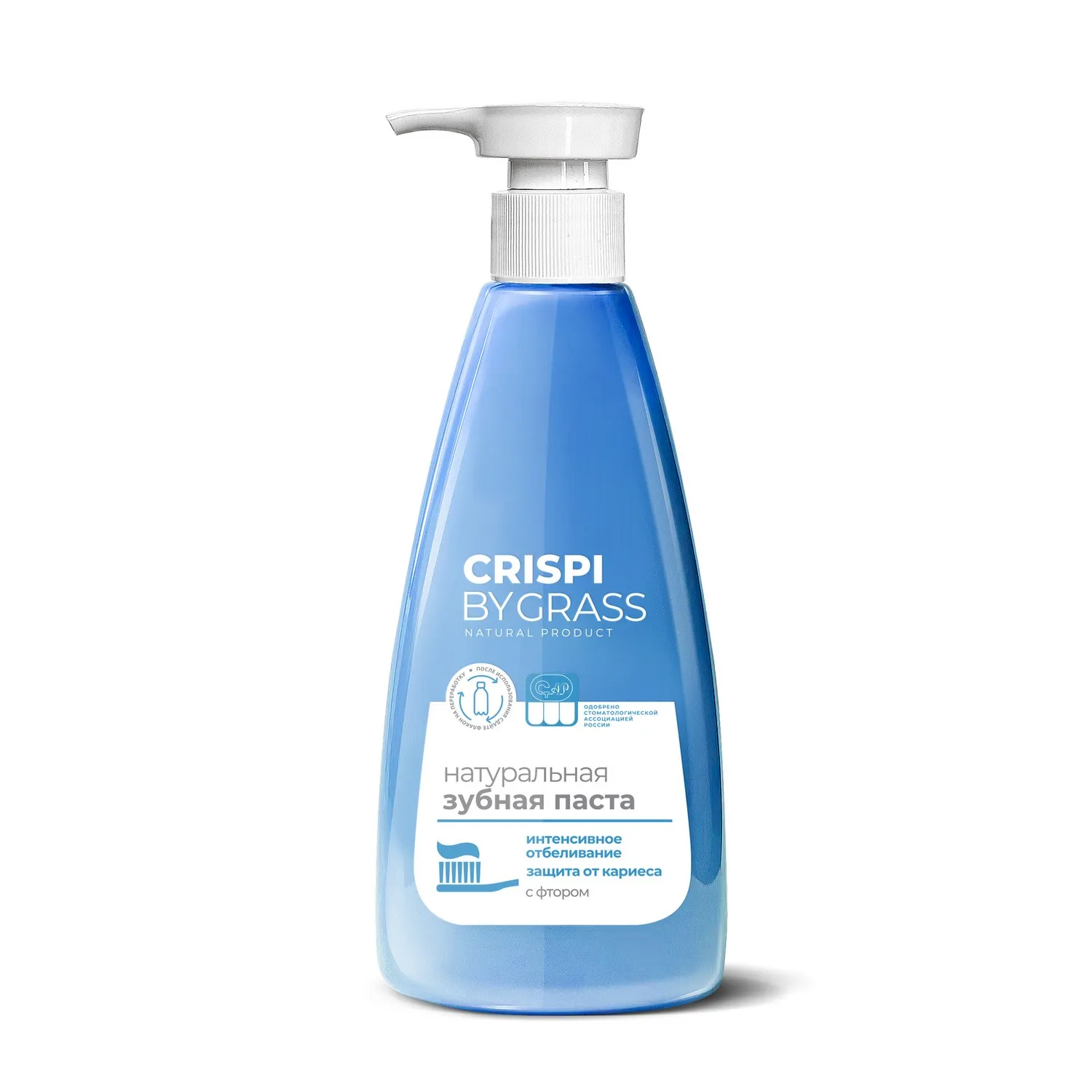Зубная паста Crispi. Отбеливающая (флакон 250мл) GRASS 125724