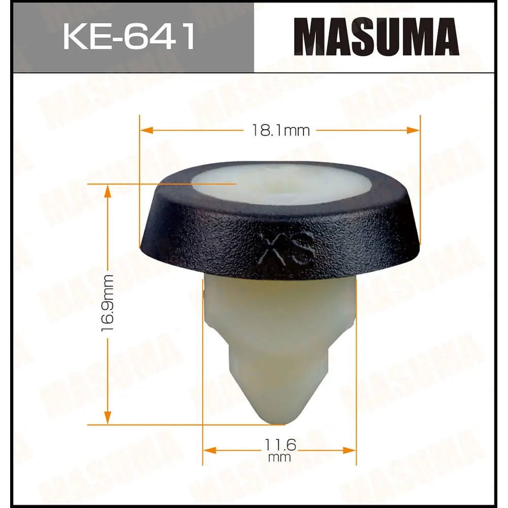 Клипса AUDI S4 -08 MASUMA KE641