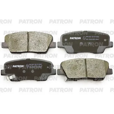 Колодки тормозные дисковые зад. HYUNDAI: GENESIS 08 - , SANTA FE (CM) 06 - \ PATRON PBP1663