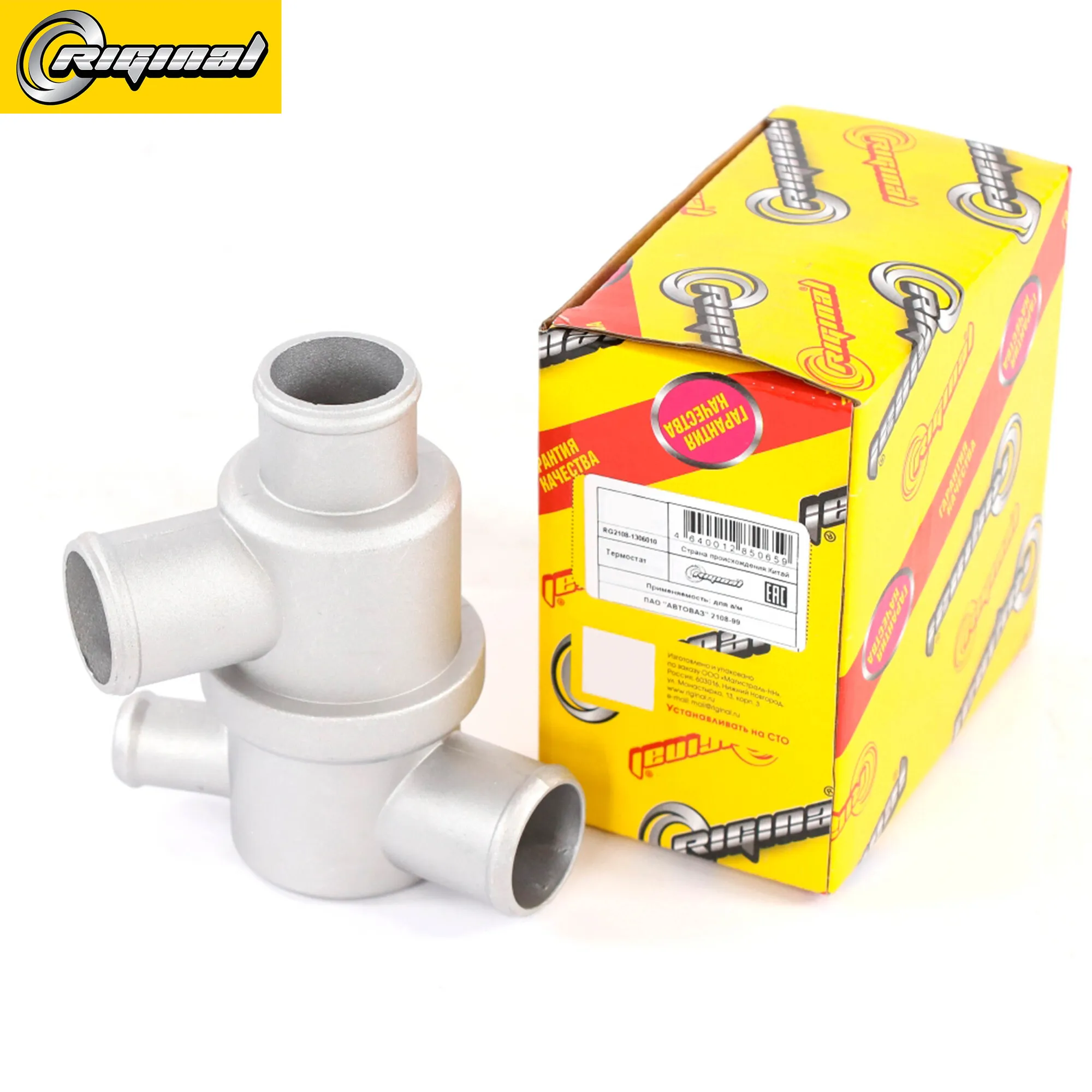 Термостат с корпусом для а/м ВАЗ-2108-99 85°C Riginal RG2108-1306010