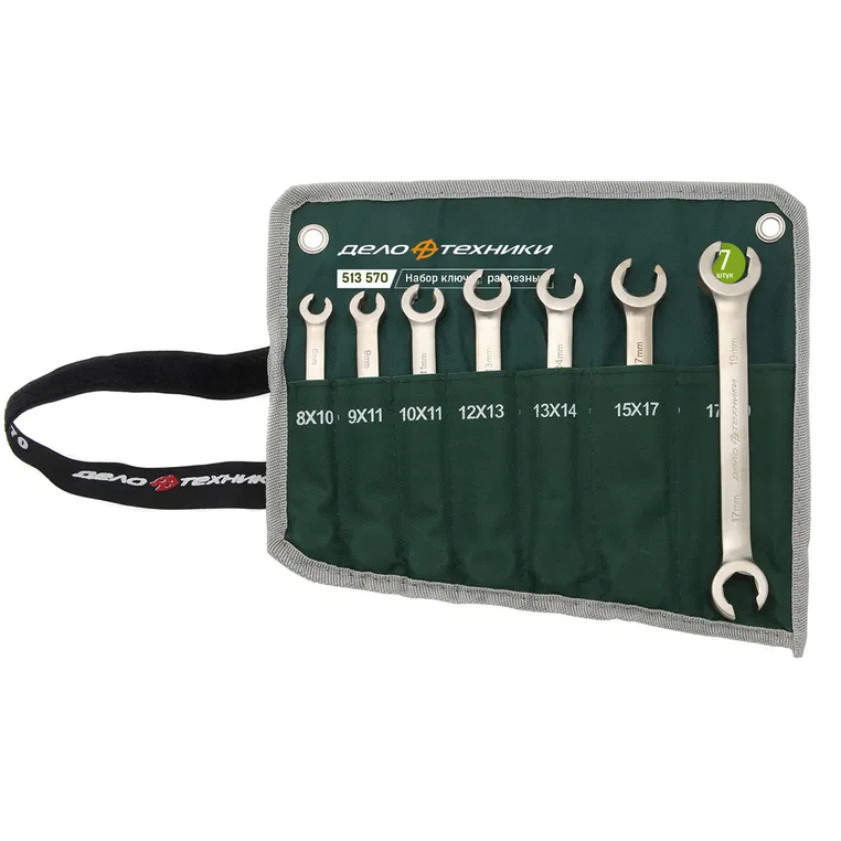 Набор ключей разрезных 7 шт. Дело Техники 513570