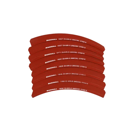 Накладки тормозные барабанные 19036 419x178 STD (96 отв 6.35x15.9 - L10 / 93685) Marshall M2190360