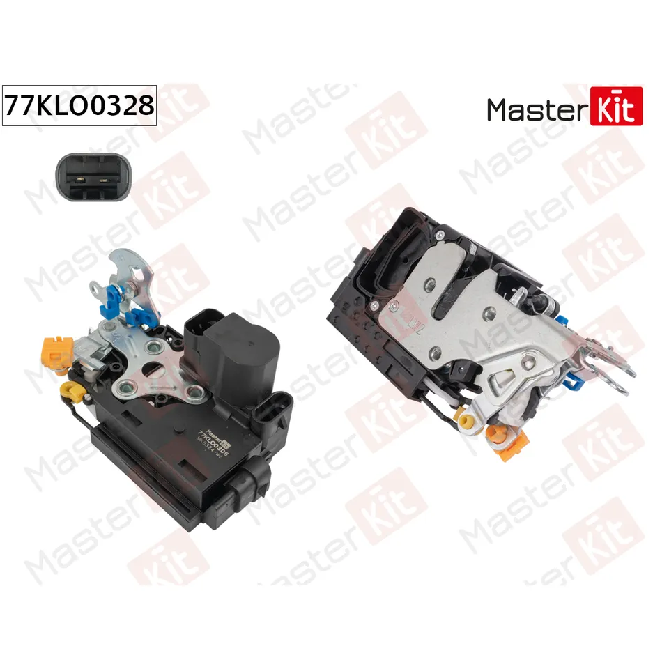 Замок двери перед. лев. для CHEVROLET AVEO (T250)/LACETTI (J200) 2002 - 2011 MASTERKIT 77KLO0305