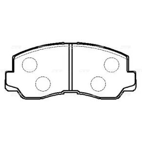 Тормозные колодки CTR CKM-42