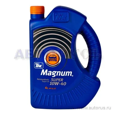 Масло моторное ТНК Magnum Super 10W-40 полусинтетическое 4 л 40614742