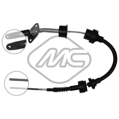 Трос сцепления FIAT FIORINO BENZINA-DIESEL Metalcaucho 81121