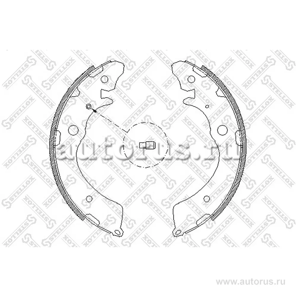 Колодки барабанные Honda Ac STELLOX 394 100-SX