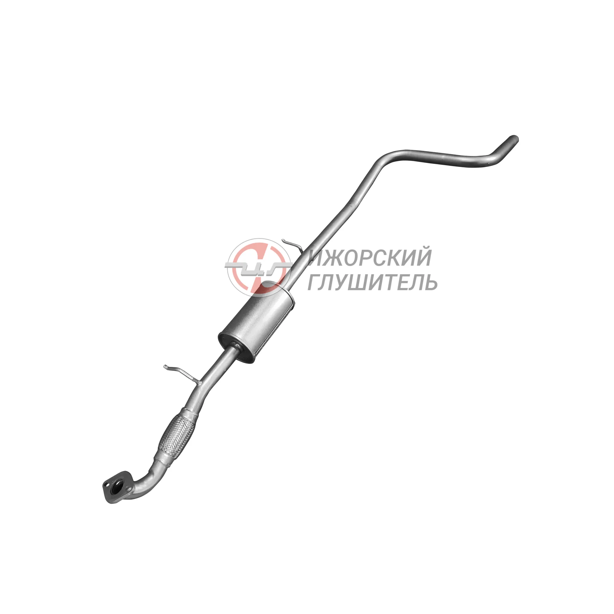 Резонатор (средняя часть) FORD Fiesta/Fusion 02-12 1.6 16V / MAZDA 2 03-07 Ижорский глушитель 136474