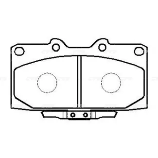 Колодки тормозные NISSAN 200SX 1994 ~ 1999 / 300ZX 1990 ~ 1996 / Fai CTR GK0993