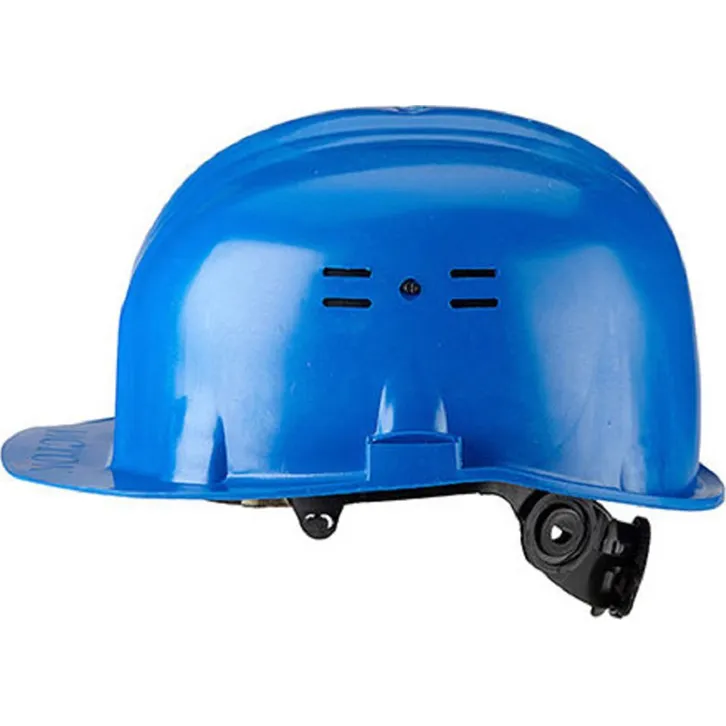 Каска строительная защитная синяя (с храповым механизмом) SAMTOOLS SR-109031001