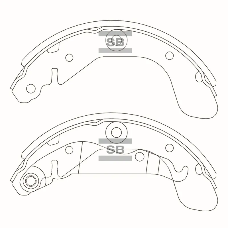 Колодки тормозные CHEVROLET COBALT задн. SANGSIN BRAKE SA256