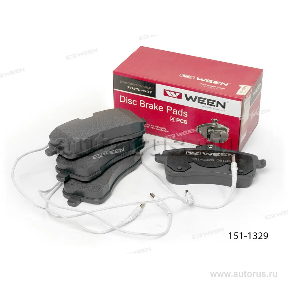 Тормозные колодки дисковые передние PEUGEOT 407 WEEN 151-1329