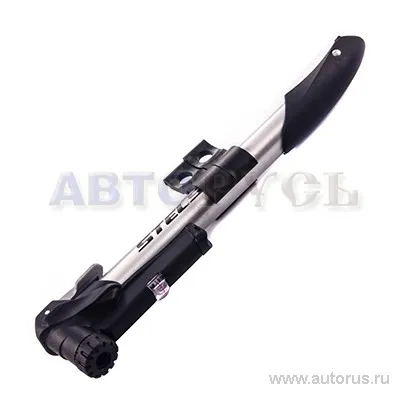 Насос ручной ZF-007 велосипедный телескопический D30 мм хL230 мм алюминиевый STELS 320075