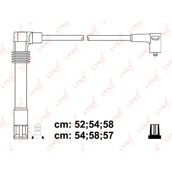 Провода высоковольтные AD A4/A6 2.4-2.8 30V LYNXauto SPE8035