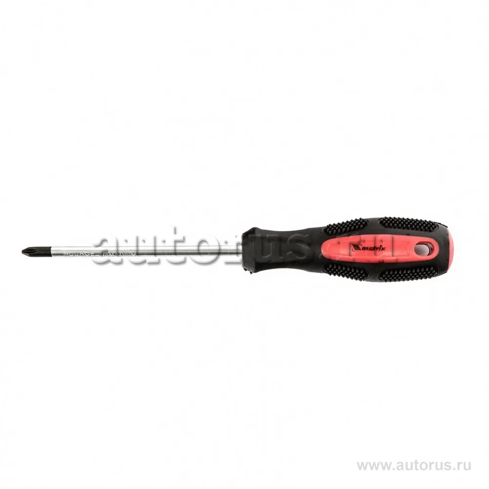 Отвертка Anti-Slip, Ph1x100 мм, CrV, двухкомп. рукоятка MATRIX 12244