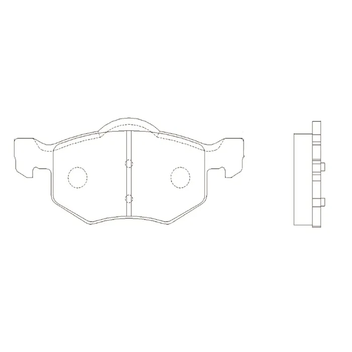 Колодки передние FORD Escape, MAZDA Tribute /Drums Brakes CTR GK0162