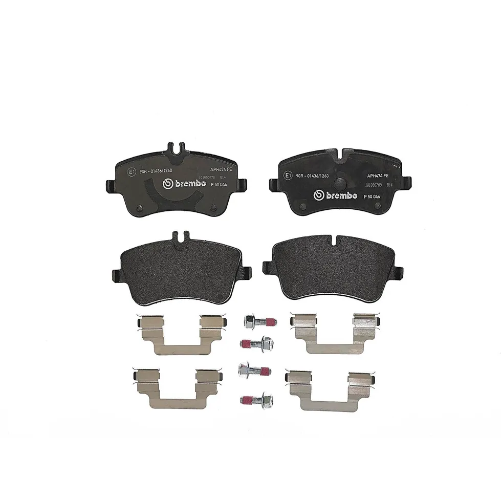 Колодки тормозные, комплект передний BREMBO p50046
