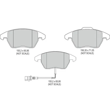 Колодки передние MANDO MBF015187