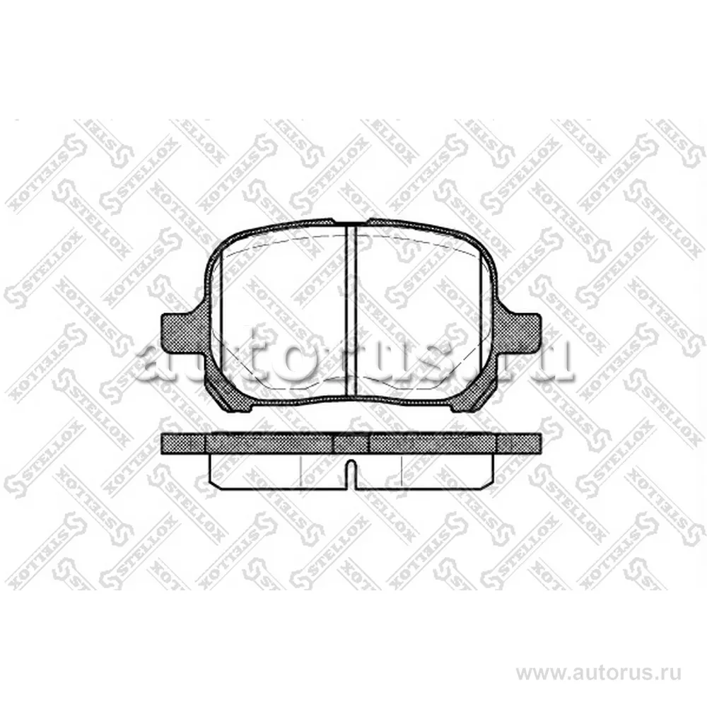 Колодки дисковые п. Toyota Camry 2.2i/3.0i STELLOX 632 000-SX