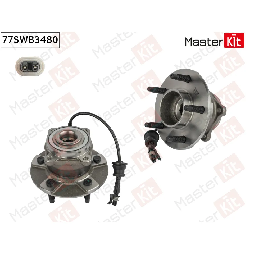 Ступица колеса Chevrolet EQUINOX/Opel ANTARA (L07) 2003 - MASTERKIT 77SWB3480