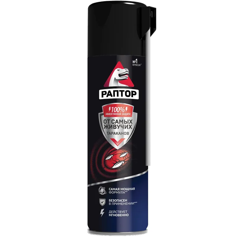 Средство от насекомых РАПТОР Аэрозоль от резистентных тараканов 430мл 1518476