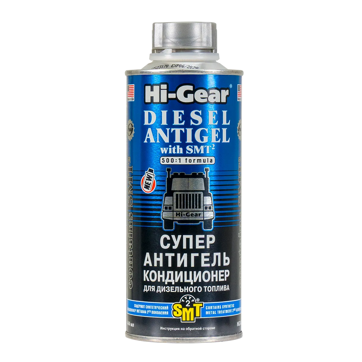 Супер-антигель для дизтоплива (содержит SMT2) 1:500 444 мл HI-Gear HG3421 HI-Gear HG3421