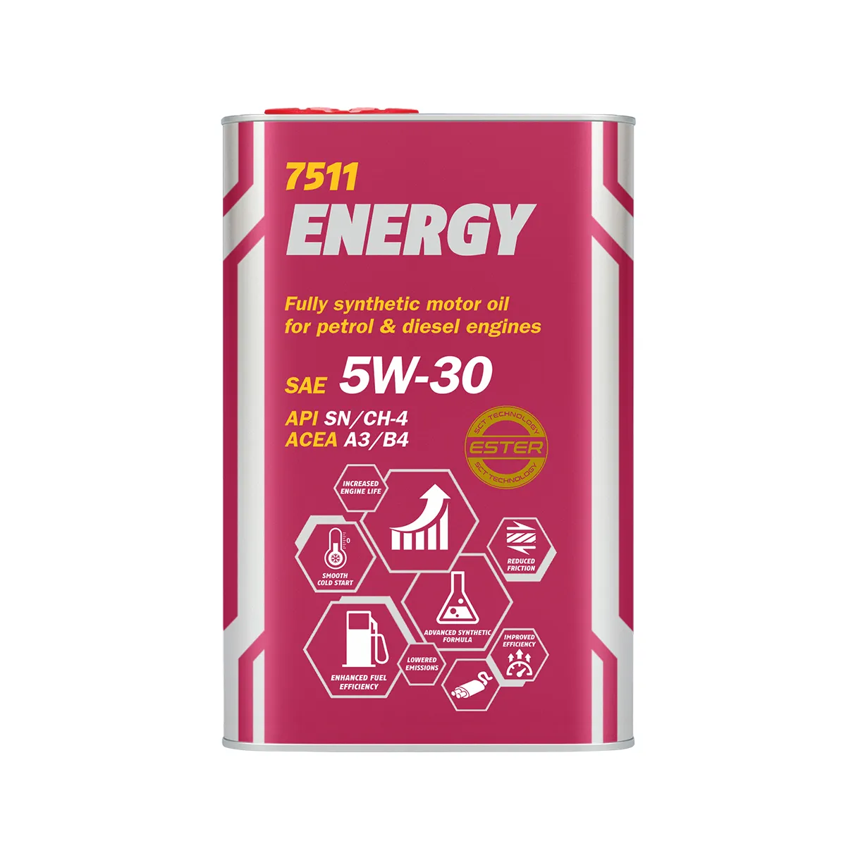 Масло моторное MANNOL ENERGY 5W-30 1 л 7016M
