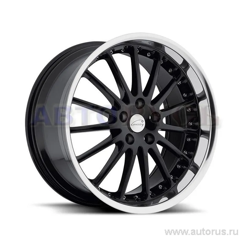Диск литой R19 8.5J 5x108/63.4 ET42 COVENTRY Whitley Gloss Black Mirror Cut Lip 1985COW425108B63