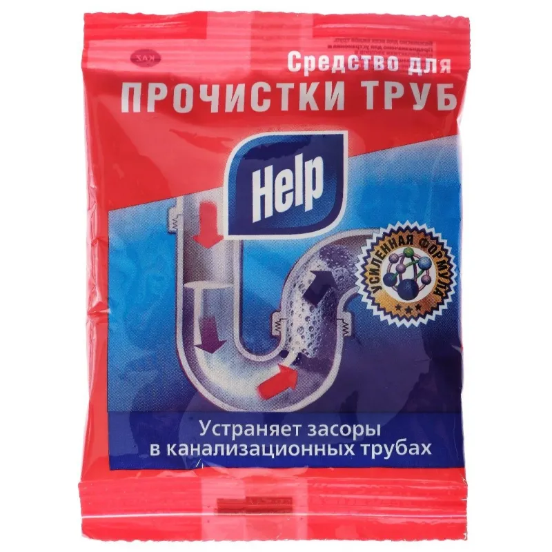 Средство для прочистки труб HELP саше 90гр 1455395