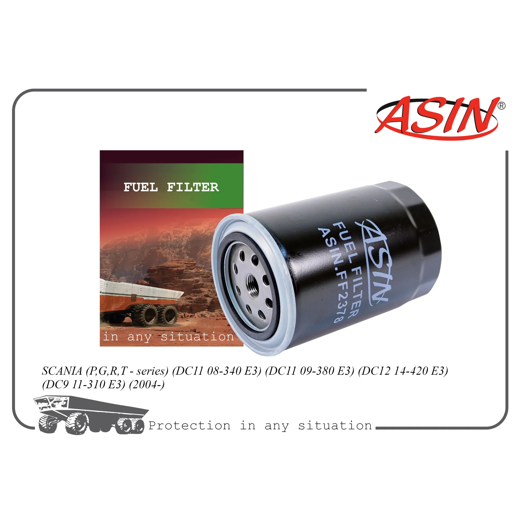 Фильтр топливный 1763776/ASIN.FF2378 ASIN ASIN.FF2378