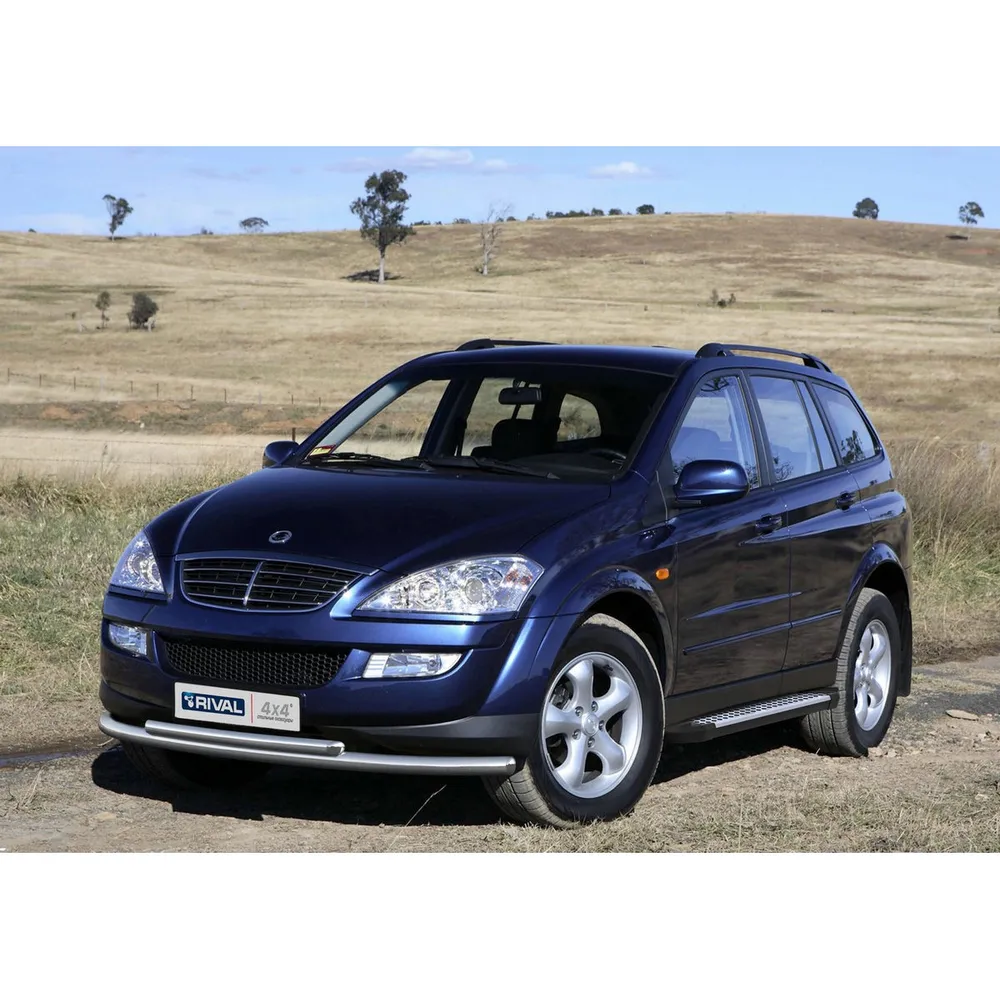 Порог-площадка Bmw-Style D173AL + комплект крепежа, RIVAL, Ssang Yong Kyron 2007- SsangYong Kyron I рестайлинг 2007-2015 D173AL.5301.1