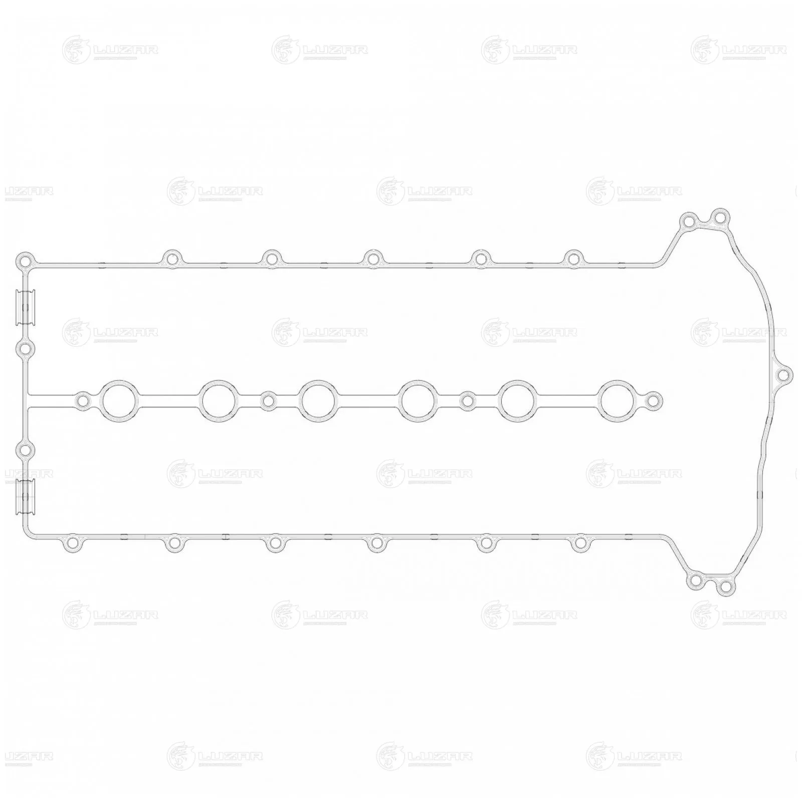 Прокладка клапанной крышки LUZAR LES 20510