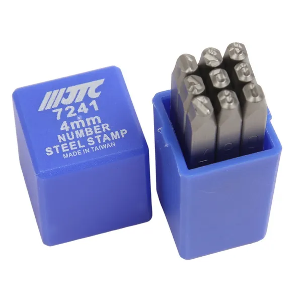 Клейма цифровые 4мм (HRC 60+-2 DIN 1451) (старый артикул JTC-JW0913-4) JTC JTC JTC-7241