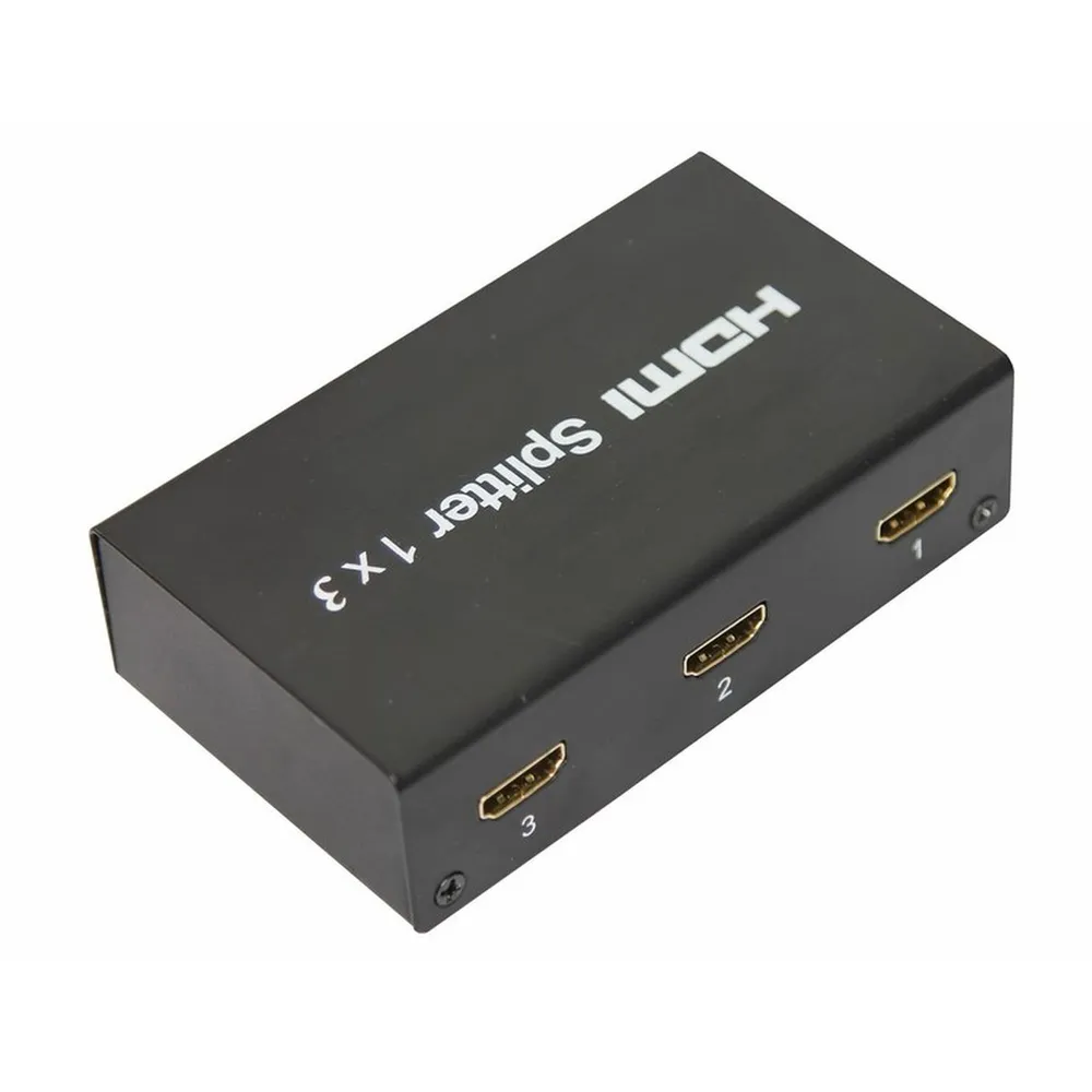 Делитель гнездо HDMI на 3 гнезда HDMI, металл REXANT 17-6900