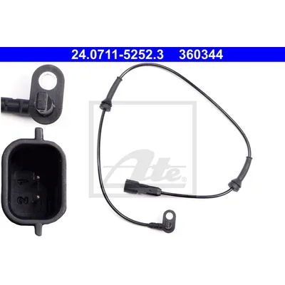 ДАТЧИК ABS REN MASTER III 2.3DCI 10- ЗАД LR L643mm (не спарка)