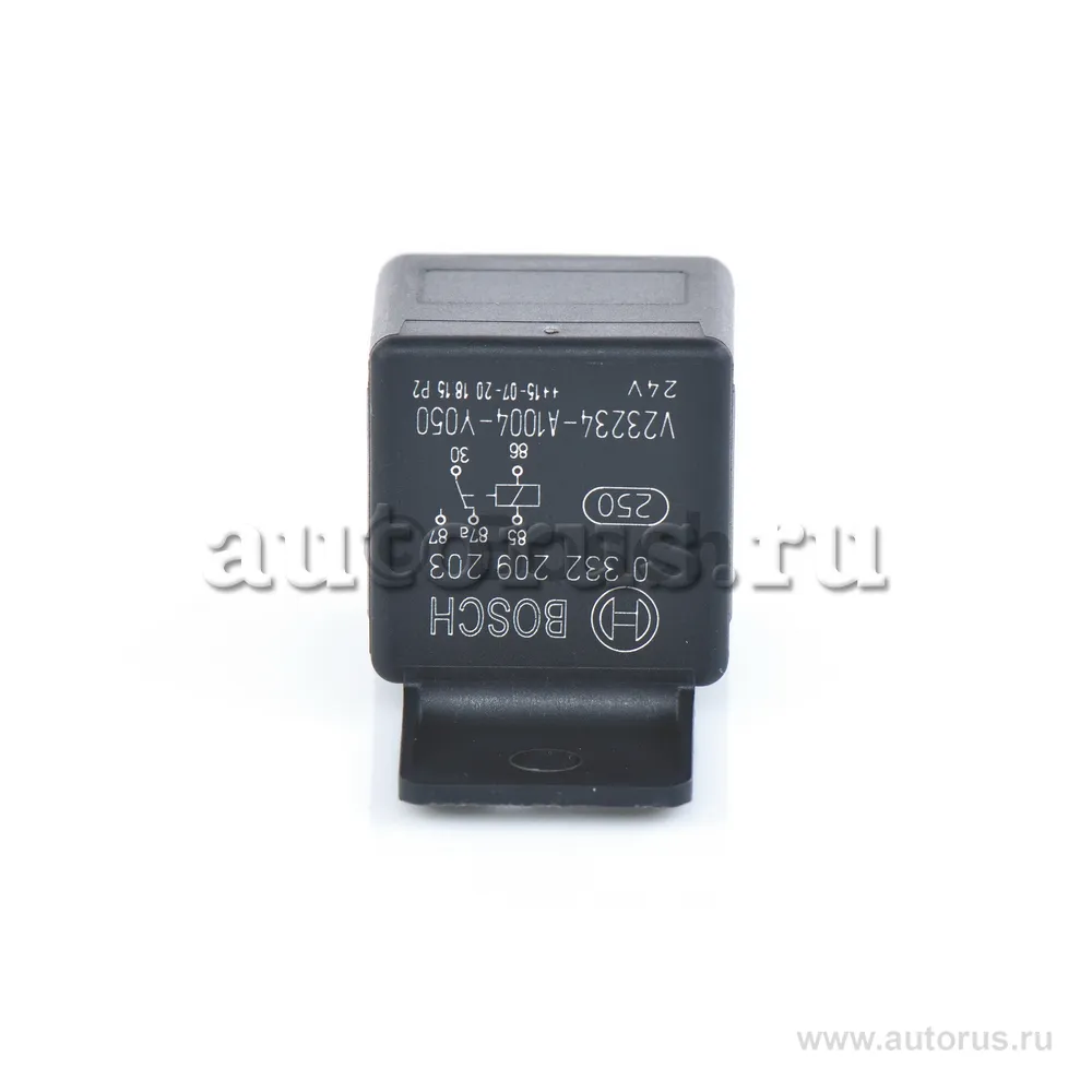 Реле 5 фишек 24V 20A MAN, DAF, MB, Iveco, RVI BOSCH 0 332 209 203