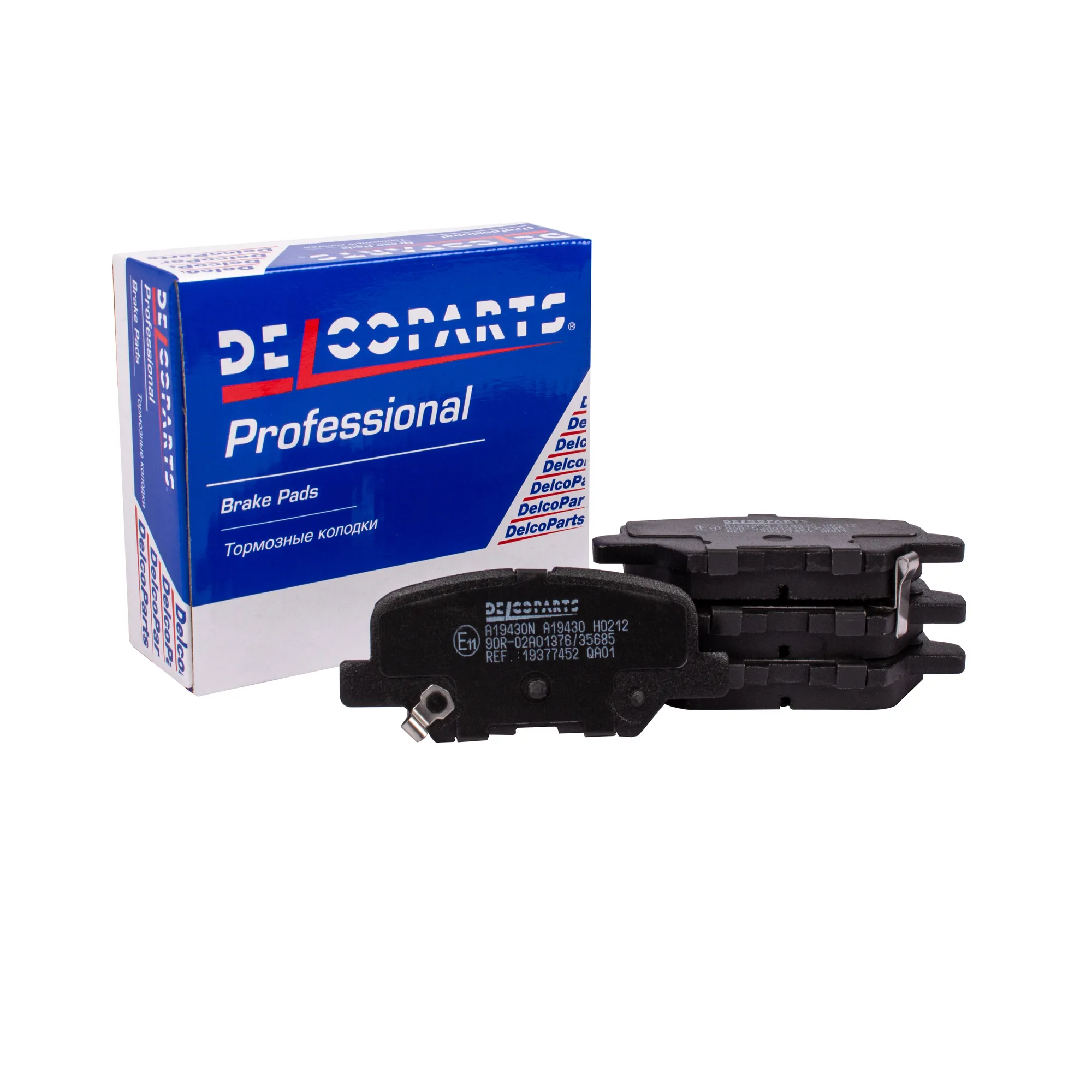Колодки тормозные задние дисковые Mitsubishi OUTLANDER, ASX, Mazda 6, Peugeot 4008 DelcoParts 19377452